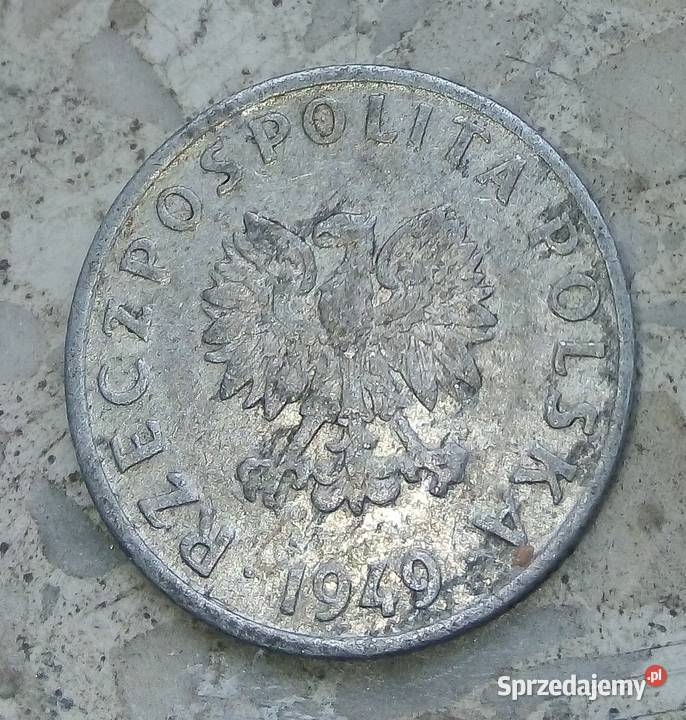 POLSKA 5 GROSZY 1949 rbzALRZADKA Legionowo