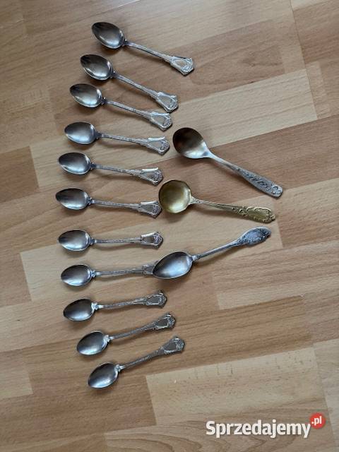 Łyżeczki platerowe posrebrzane różne rozmiary do śląskie Częstochowa