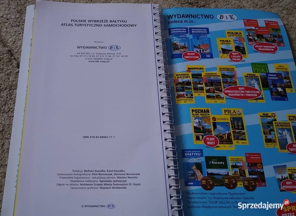 Polskie wybrzeże Bałtyku atlas turystyczno Gdańsk