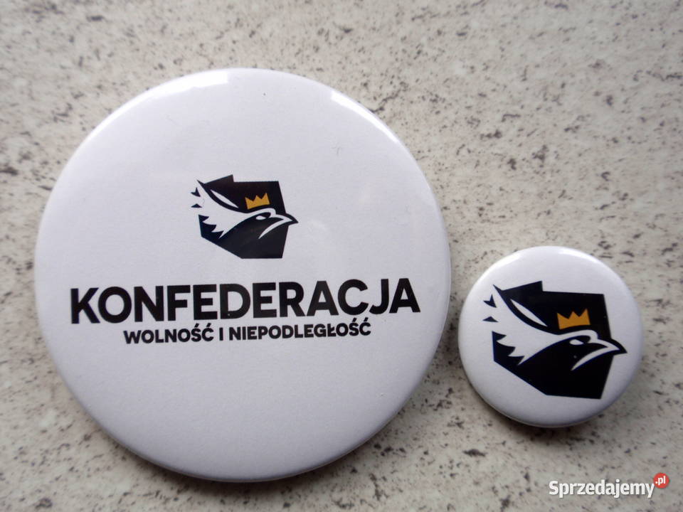 Przypinka znaczek zapinany na agrafkę Łódź