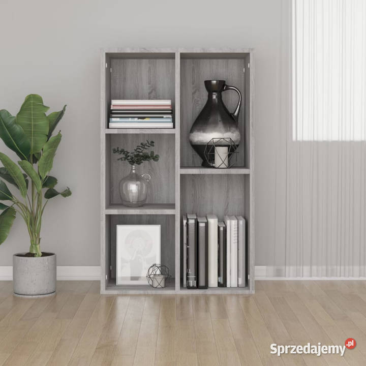 Regał na książkiszafka szary dąb sonoma 50x25x80 Warszawa sprzedam