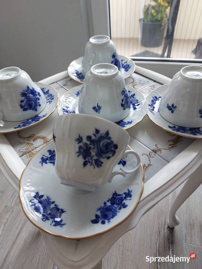Porcelanowe filiżanki Bavaria Wałbrzych