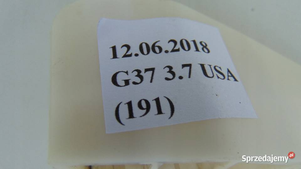 ŚLIZG ZDERZAKA PRZÓD PRAWY LEWY INFINITI G37 osobowe wielkopolskie Nowy Tomyśl sprzedam