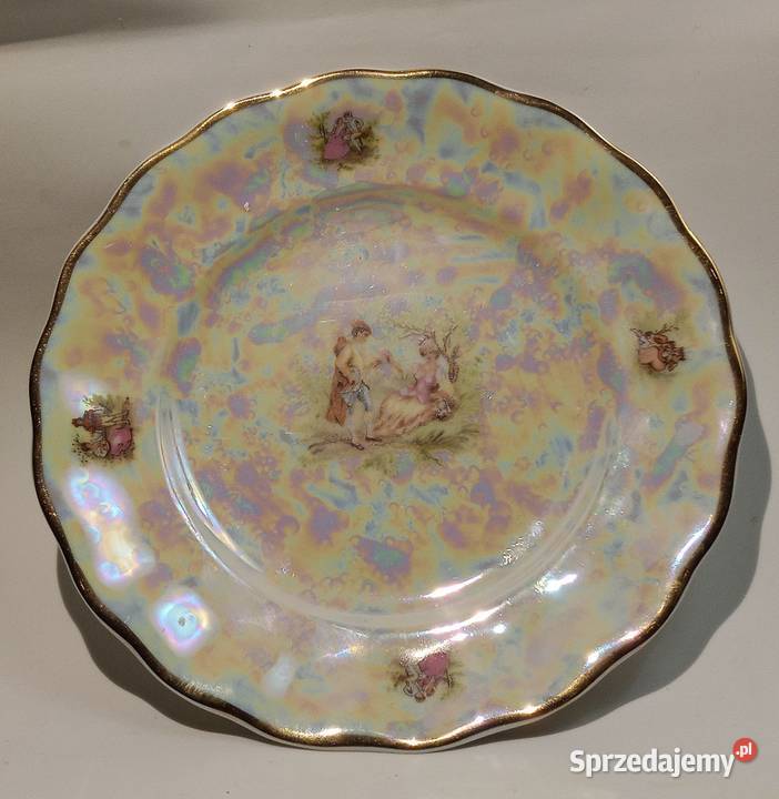 PRL Karolina komplet x6 filiżanka spodek Warszawa