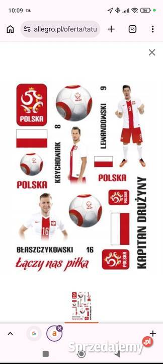 Tatuaże Wodne Reprezentacja Polski