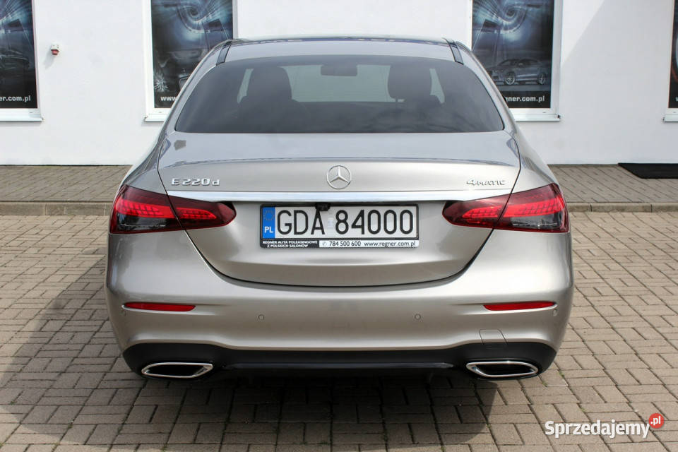 Mercedes E 220 4x4 SalonPL FV23 AMG Night Sokołów