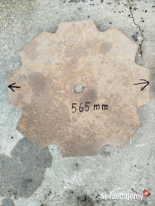 Talerze 560 uzębiony i gładki talerzówka Do maszyn uprawowych Strzelno