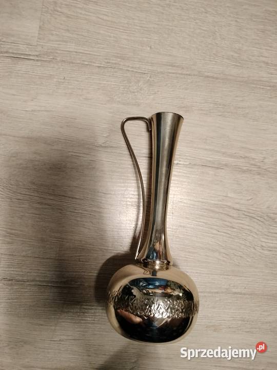 Srebrzony wazon WMF wazonik około 1950 r Choszczno
