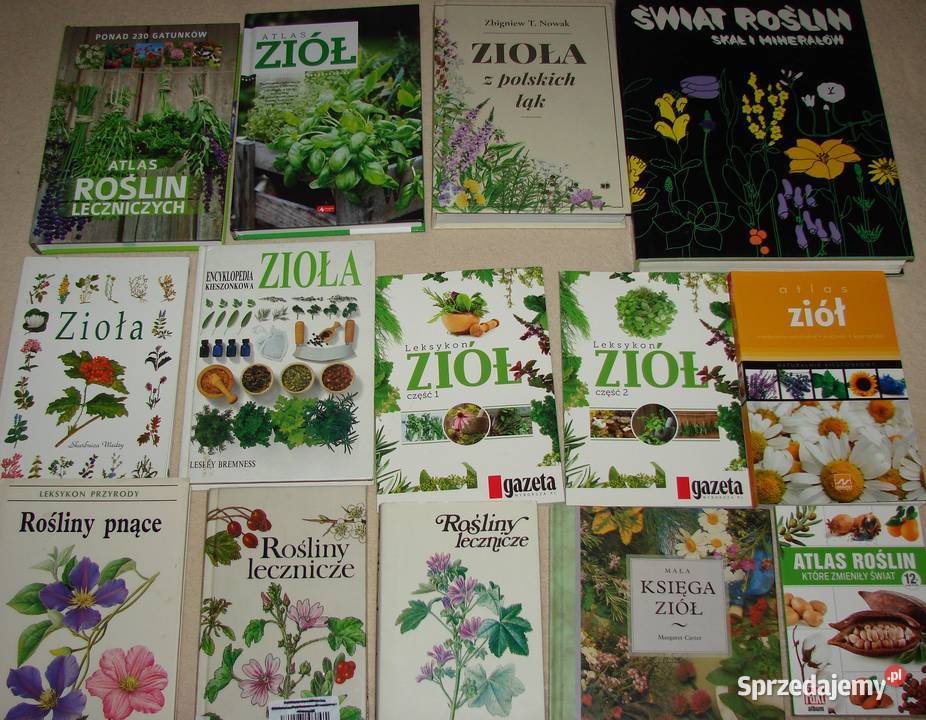 Atlasy ziół i roślin leczniczych książki medycyna, nauki medyczne Radom sprzedam