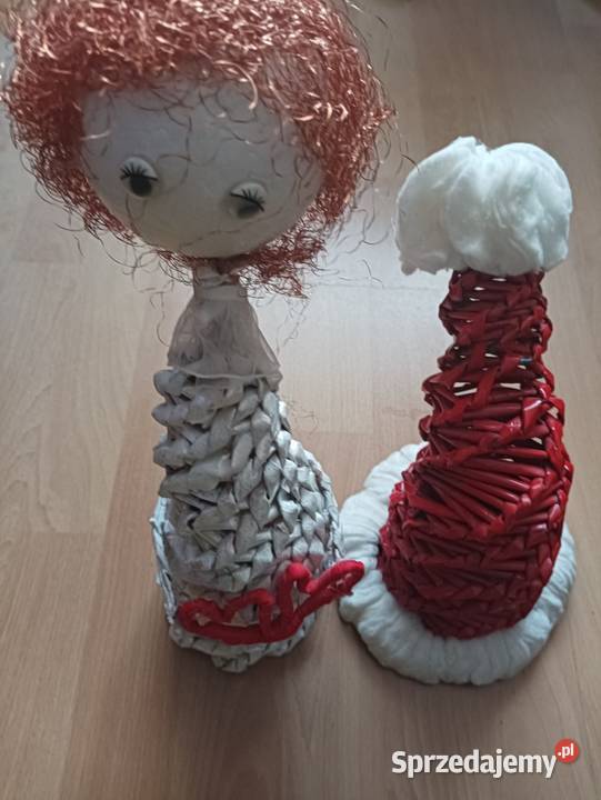 Lalka i czapka z papieru Bieruń