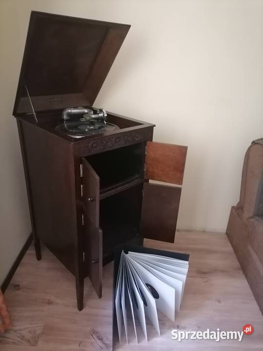 Stary gramofon słupkowy z lat 20 tych Sprawny Kraków