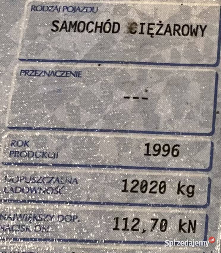 VOLVO FL618 ładowność 12 ton Napęd tylna oś Gliwice