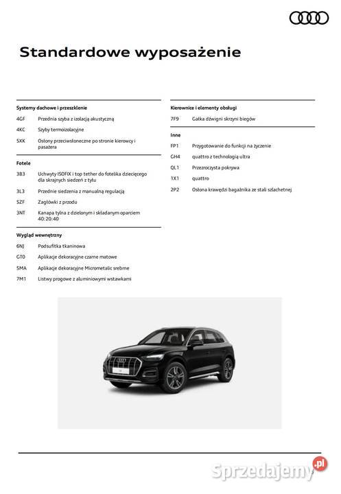 Audi Q5 40 TDI mHEV Quattro Advanced S tronic Warszawa sprzedam