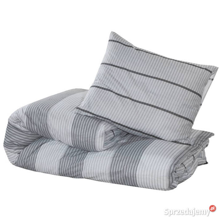 Zestaw pościeli szary 225x220 bawełna WM136445 Pozostałe Warszawa