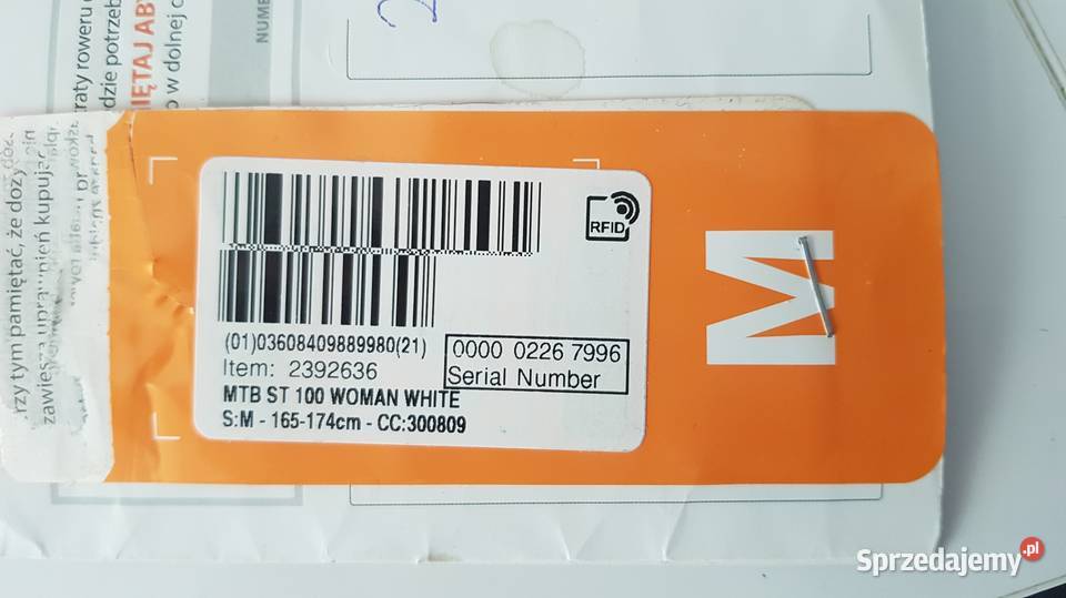 Rower górski MTB damski Rockrider ST 100 275 Dziecięce