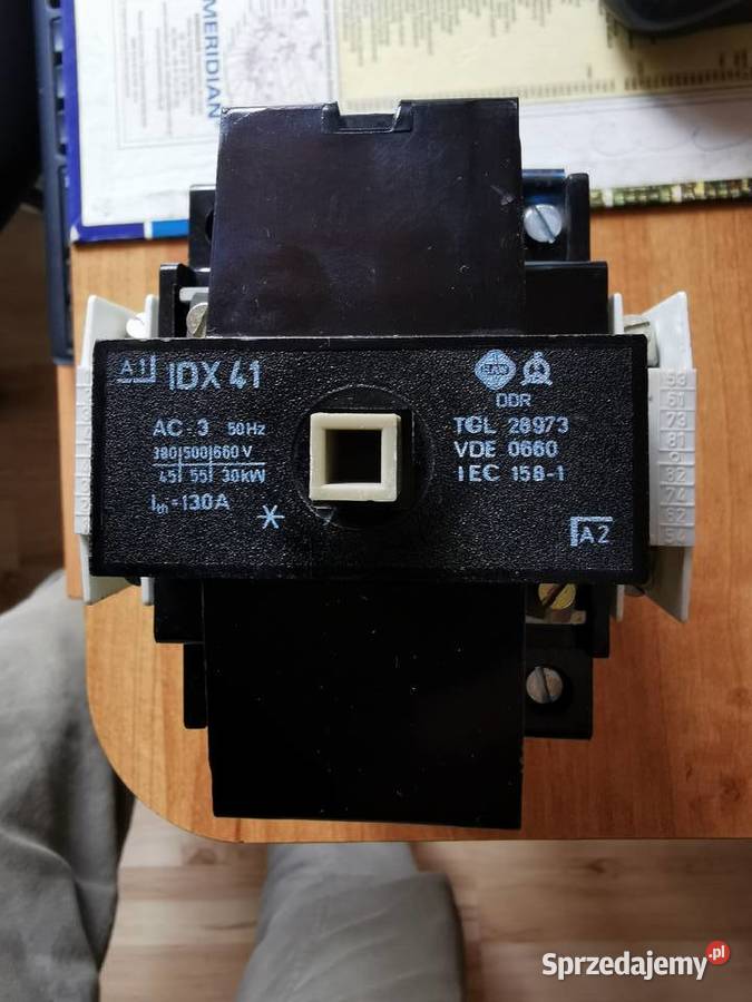 Stycznik IDX 41 cewka 220V 50Hz 130A 45kW Kiełczów sprzedam