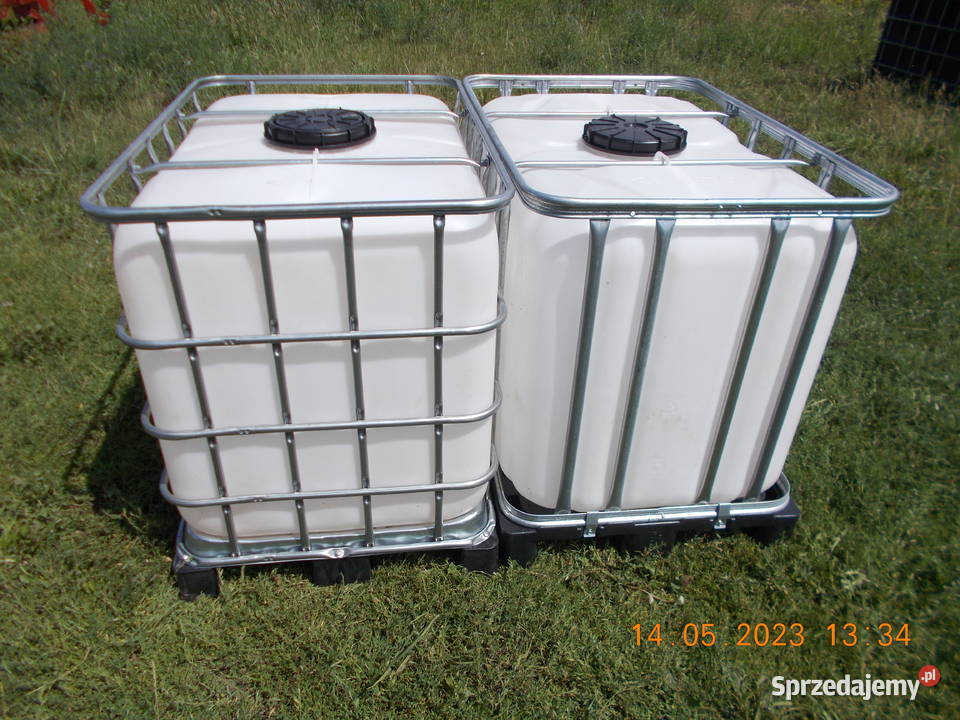 zbiornik 600 1000 l paletopojemnik beczka mauzer Łubianka sprzedam