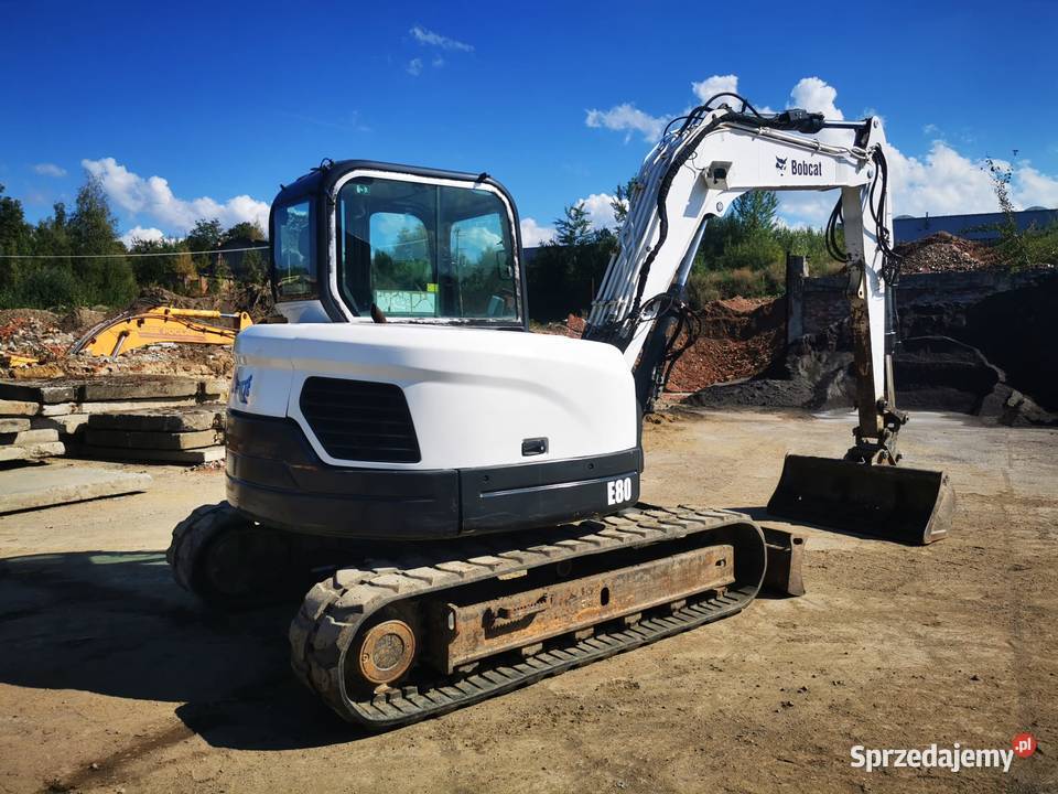 Bobcat E 80 Pług 3 Łyżki Klima Stan Cieszyn