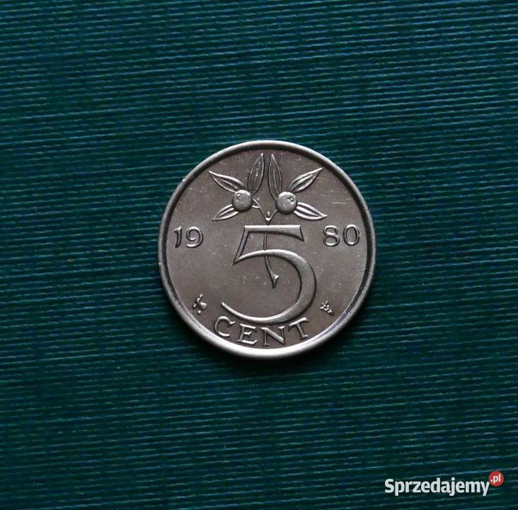 HOLANDIA 5 centów 1980r