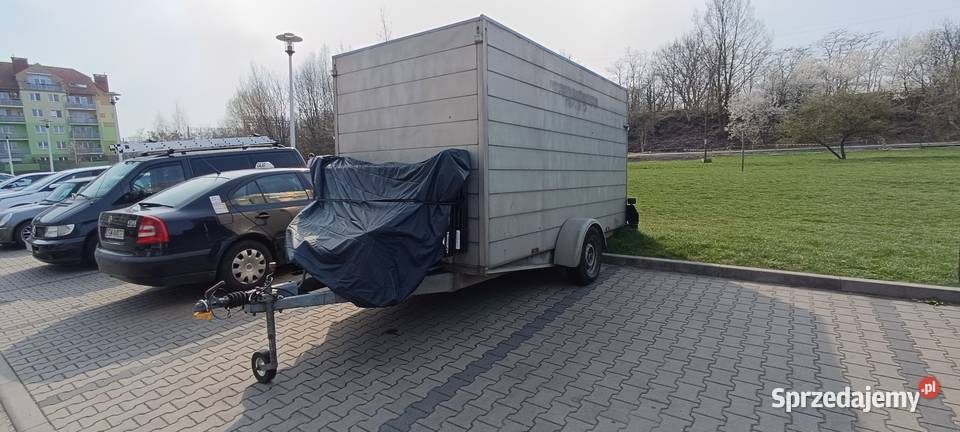 Duża Solidna Aluminiowa Przyczepa Towarowa lekka Wrocław