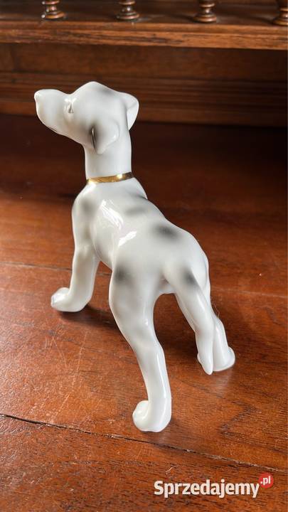 Figurka psa dalmatyńczyka Szczeniak Bez Porcelana i szkło