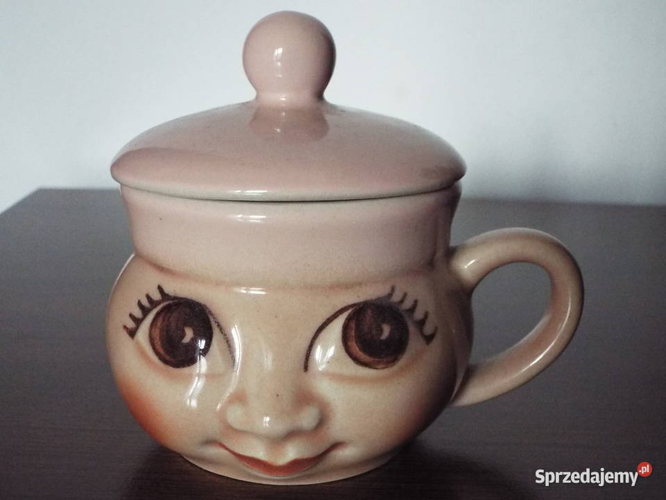 Ceramika artystyczna Ditmar Urbach dwa dzbanki w śląskie Będzin