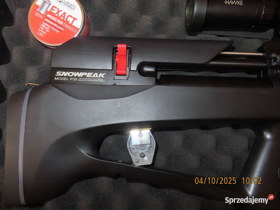 Wiatrówka PCP Snowpeak P35 kaliber 45mm Radom