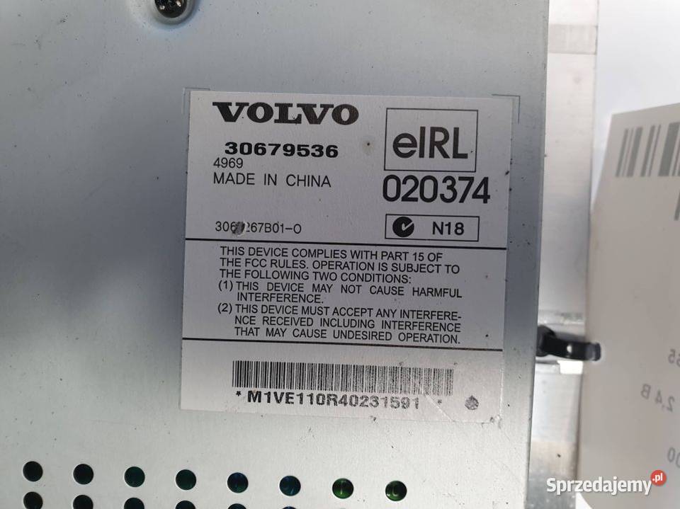 WZMACNIACZ VOLVO S40 30679536 osobowe