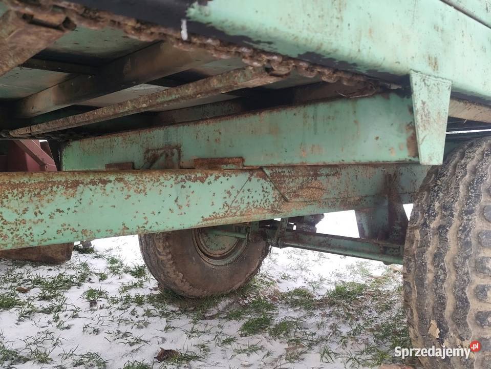 Rozrzutnik obornika 1 osiowy czarna białostocka Stara Kornica