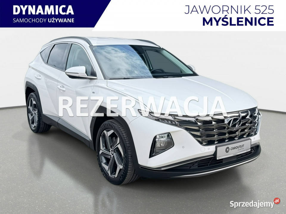 Hyundai Tucson VAT 23 16CRDi 48V 136 DCT 2021 r kurtyny powietrzne Myślenice