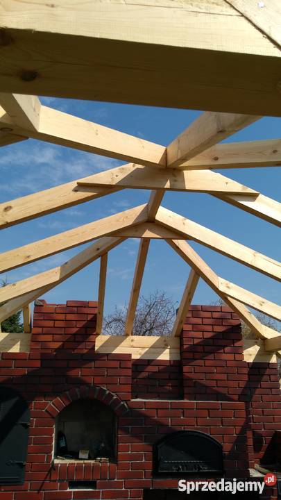 Wiata garażowa 105 garaż drewniany mazowieckie