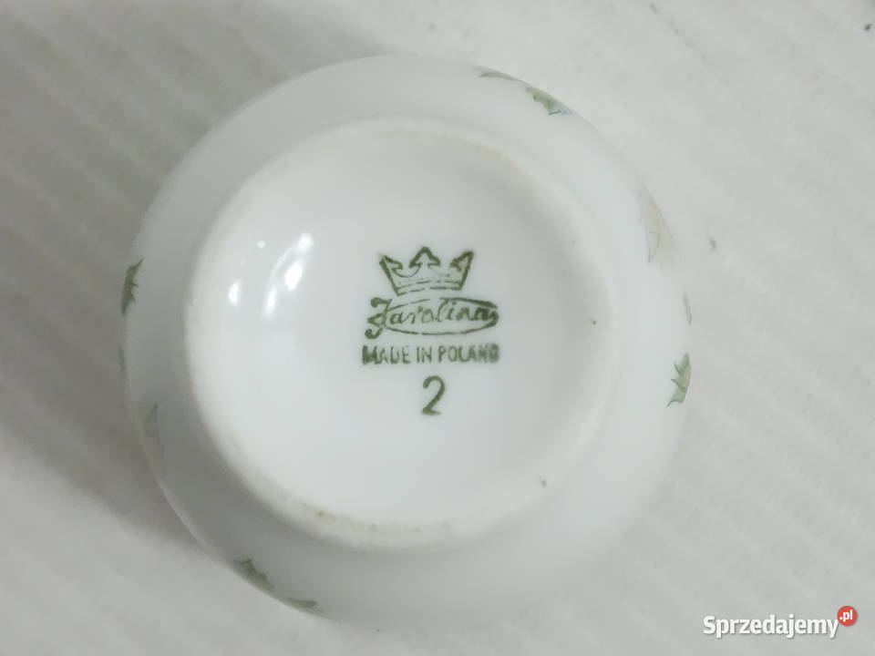 Porcelanowy kieliszek do jajek KAROLINA Motyw lubelskie Biłgoraj