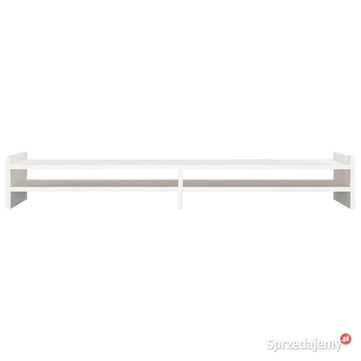 Podstawka na monitor biała 100x27x15 lite drewno Warszawa