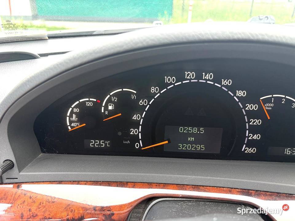 Mercedes Benz S w220 rocznik 2006 krótki LPG skórzana tapicerka Łochowice sprzedam