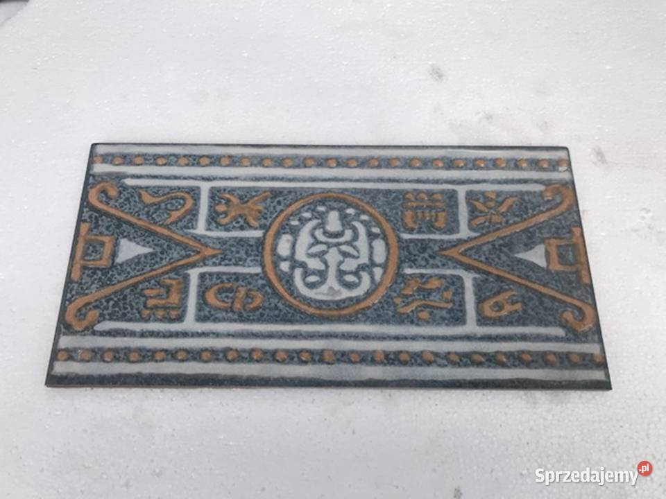 Dekor podłogowy Styl Versace Blue top Klasyka