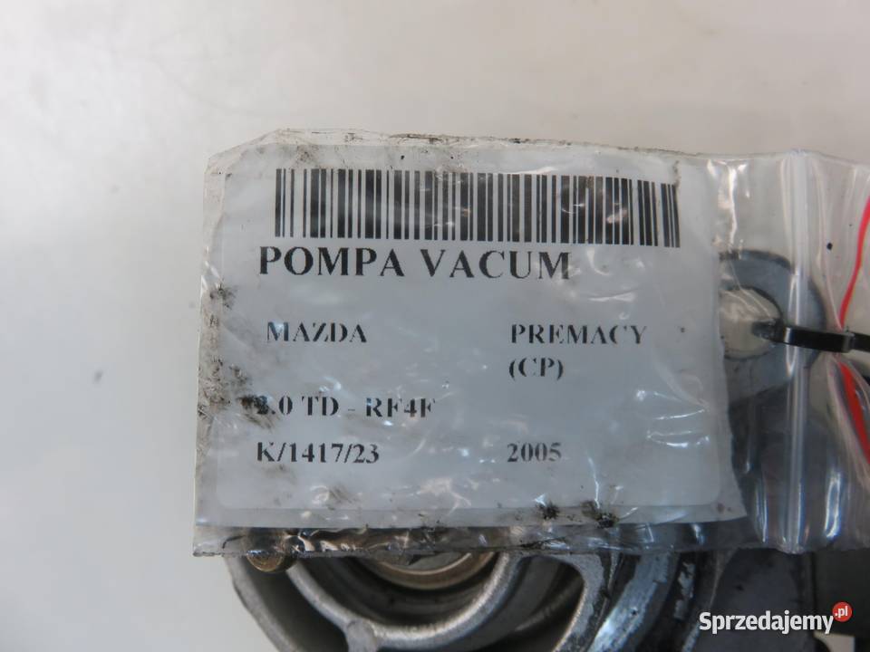 POMPA VACUM MAZDA PREMACY 20 TD RF4F18G00 Motoryzacja małopolskie