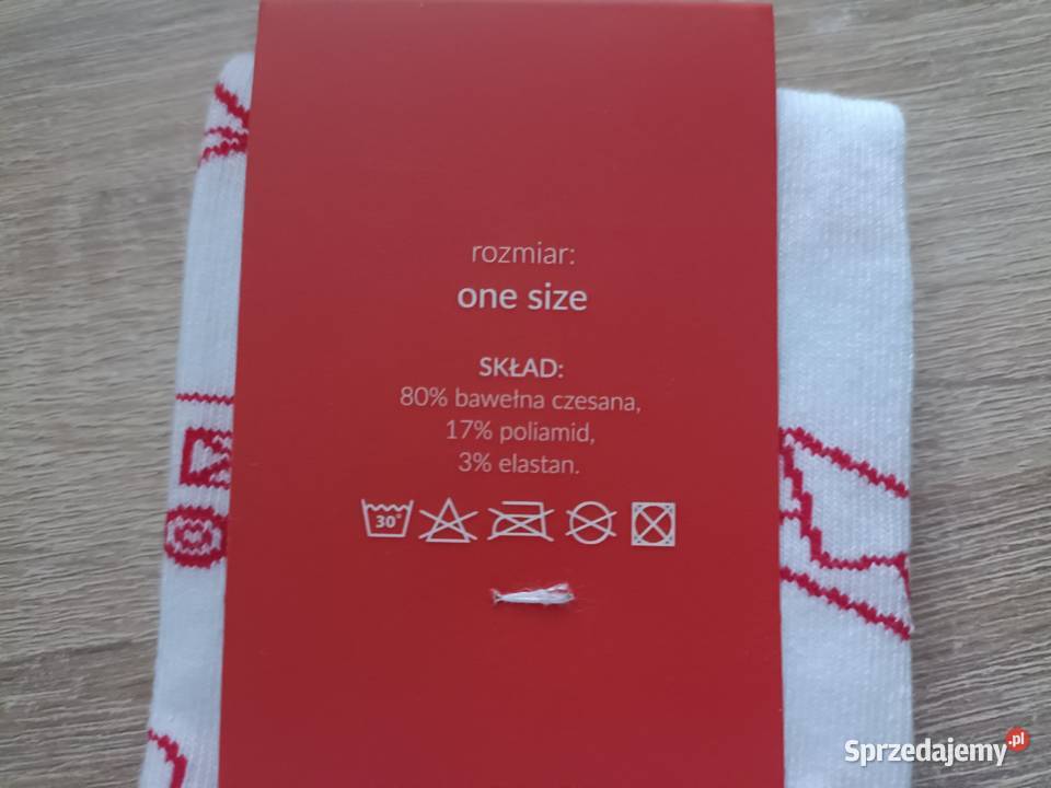 Skarpetki z motywem Poczty Polskiej Kwidzyn