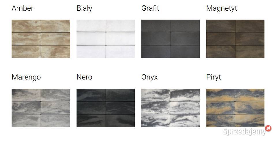 Bloczki ogrodzeniowe JONIEC Roma HORIZON ONYX Gorlice