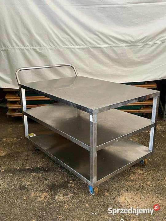 Trójpoziomowy stół ze stali nierdzewnej na Lublin