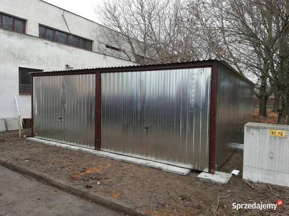 Garaż Blaszany Ocynkowany 2stanowiskowy Garaże Kraków