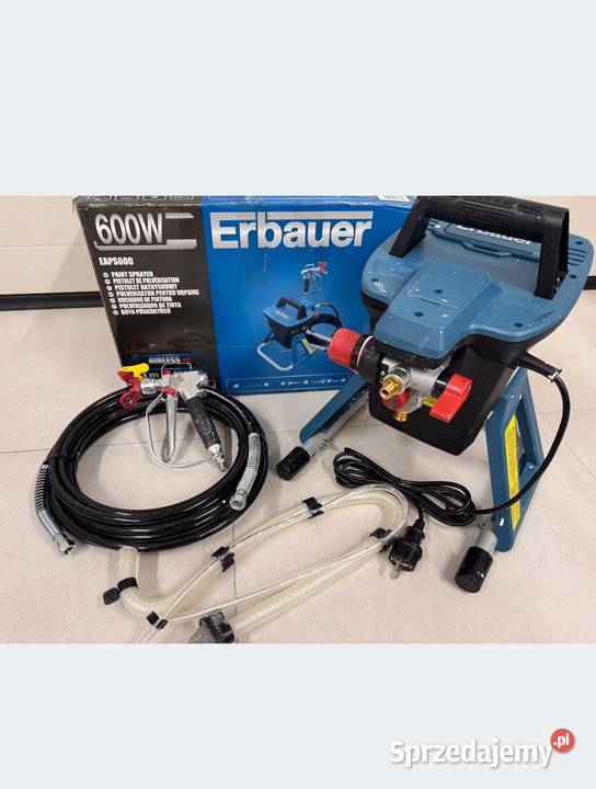 Pistolet malarski Erbauer EAPS600 600 W Agregat kujawsko-pomorskie