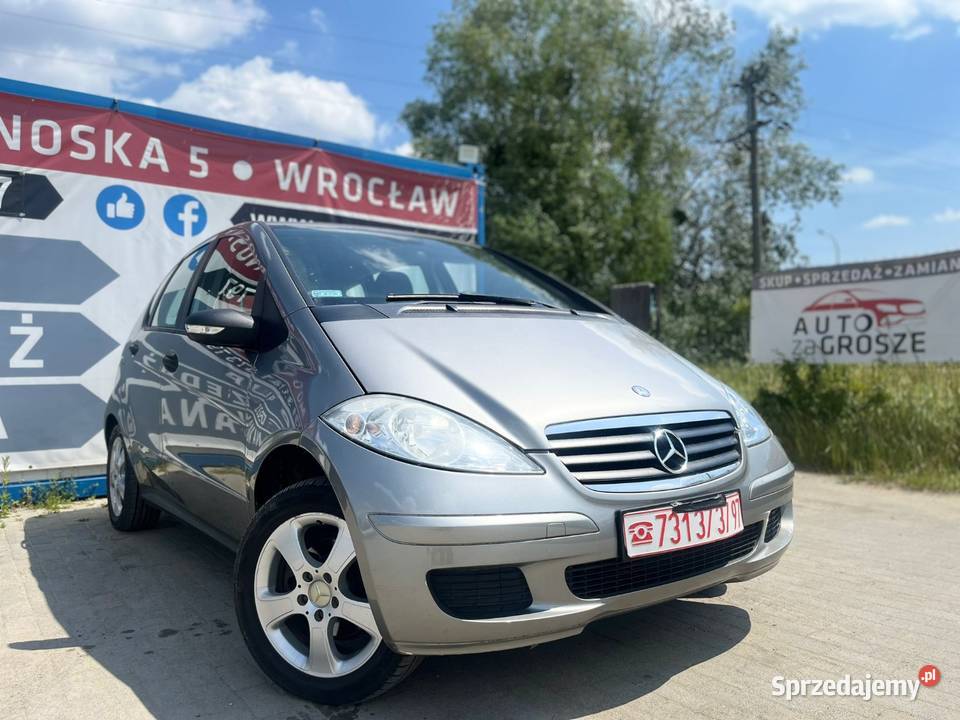 Mercedes A150 15 Benzyna 2007 Alufelgi Długie Klasa A dolnośląskie Wrocław sprzedam