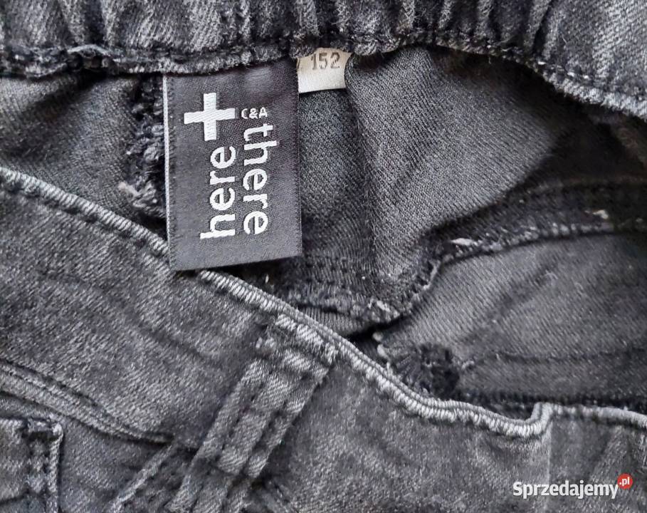 Czarne rurki jeans C&A Siemianice