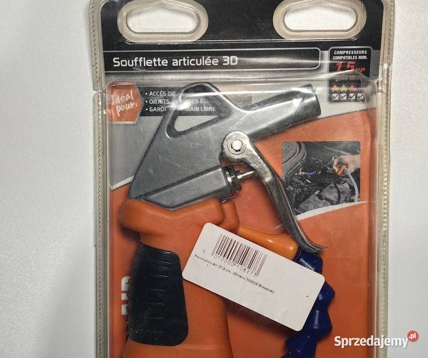 Pistolet do przedmuchiwania z rurką Revolution Pistolety do kompresorów Inczew