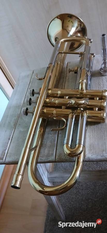 Stara mosiężna trąbka