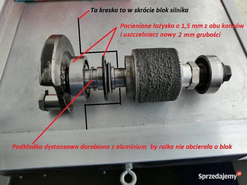 WSK Gnom silnik rowerowy w chromie mazowieckie