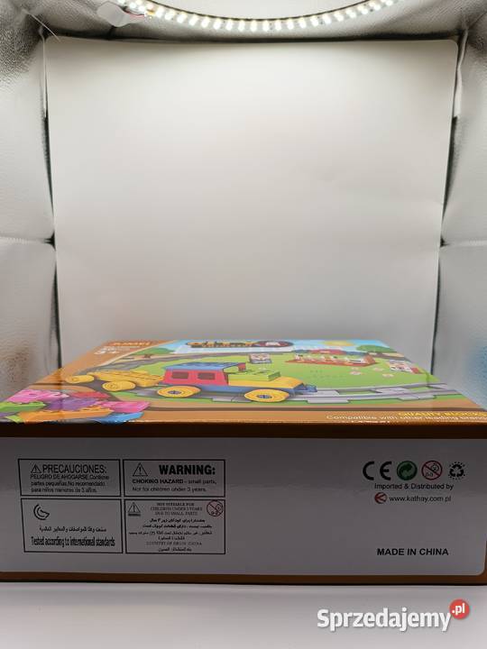 Klocki CITY TRAIN JUMEI pociąg z torami 40 pomorskie Gdynia sprzedam