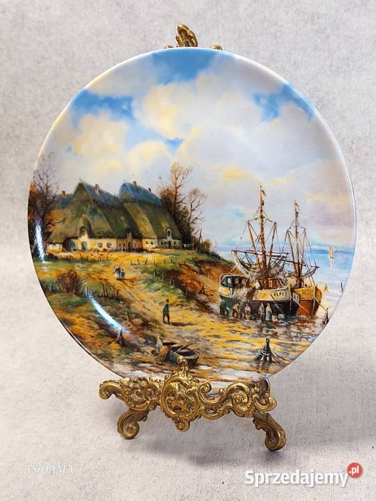 TIRSCHENREUTH PORCELANOWY KOLEKCJONERSKI TALERZ Dobrzany
