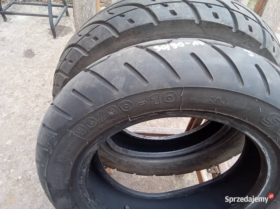 Opony skuter używane 10 i 12 wysylka Motocyklowe Kowalowice