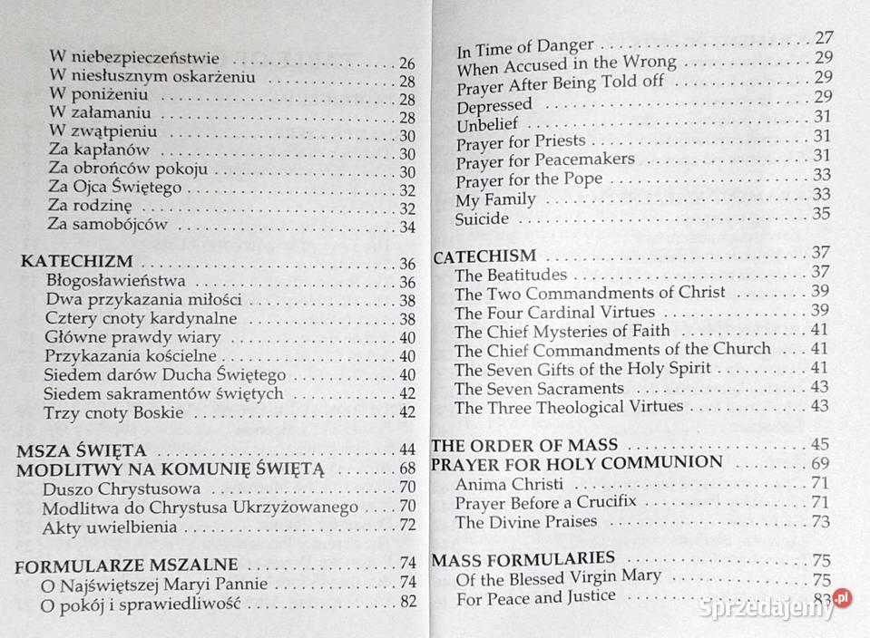 Polsko angielski modlitewnik żołnierza T Płoski Chełm